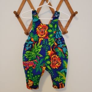 Vintage Roomie Romper reversible romper blue 3m